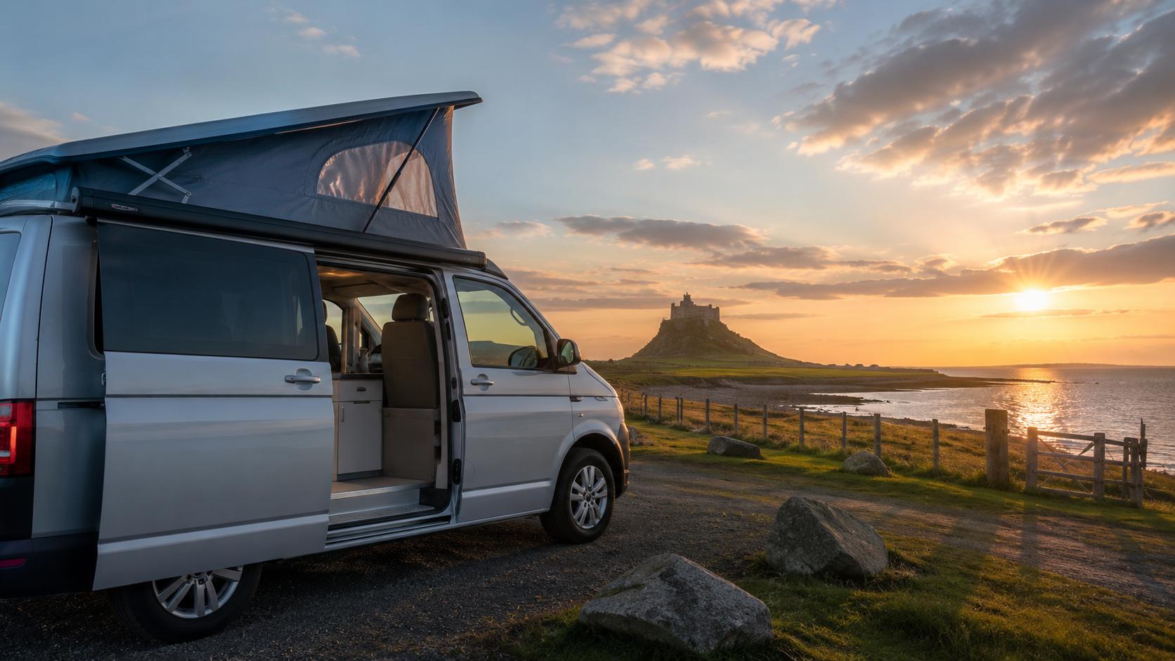 Campervan and Motorhome Touring in Northumberland